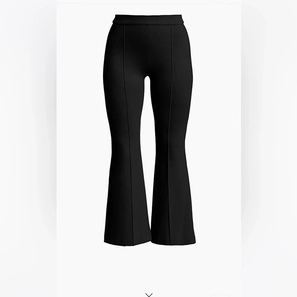 ADAM LIPPES Black Boot Cut Flare Pants - Picture 3 of 13